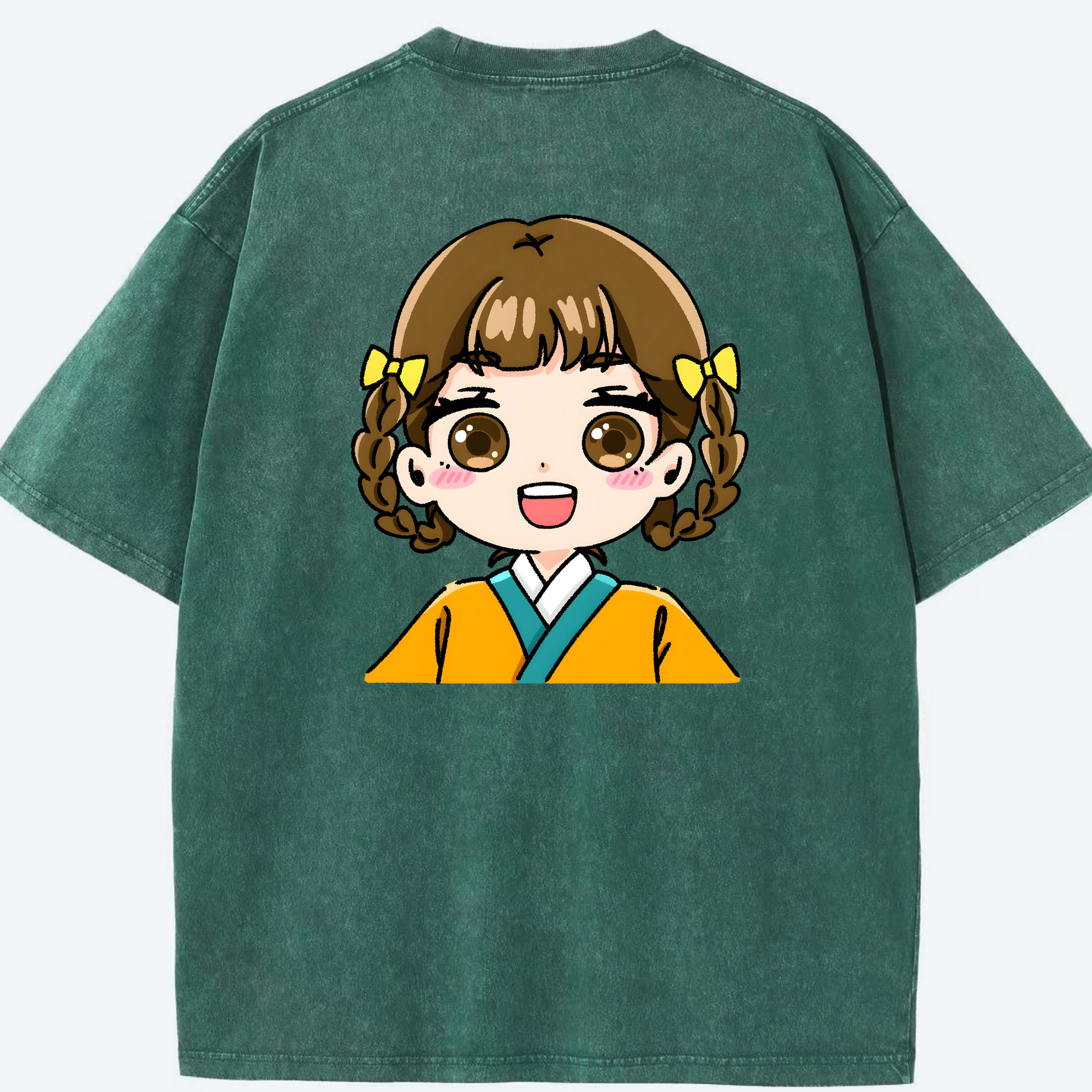 （画像用） 薬屋のひとりごと The Apothecary Diaries 綿100% ヴィンテージ風 半袖Tシャツ（背面プリント）